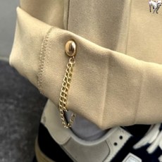 꿀이맘투 셔츠 바지 흘러내림방지줄 골드 2P 슬리브가터