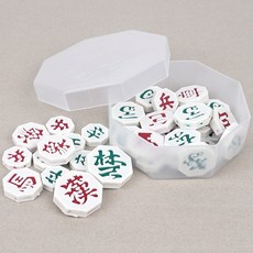 플라스틱 양면 장기알 케이스 포함 인효장기알, 1개