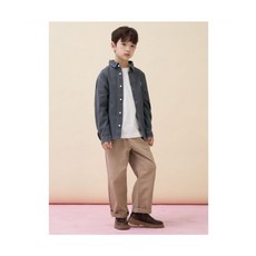 빈폴 키즈 BI6164UE24 [Essential] 데님 셔츠 애쉬 945777