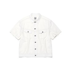 리 LEE 라이더스 데님 반팔 셔츠 에크루