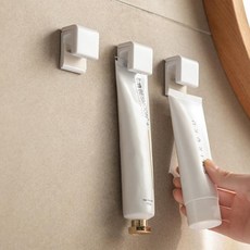 무타공 치약 거치대 흡착식 홀더 욕실 정리 걸이 디스펜서 보관 꽂이 인테리어 소품, 1개, 상세페이지 참조