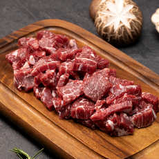 1++ 투뿔 국내산 한우 소고기 국거리 목심, 1개, 200g