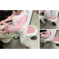 Lecoco樂卡 費格親子扭扭車 360度轉向 雙軸承重110KG 居家戶外滑行車, 1個