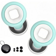 모터사이클 이어플러그 바람 소음 45db 모터 타기 청력 보호 재사용 가능한 제거 투어 레이싱 라이딩 수면 콘서트파란색과 흰색