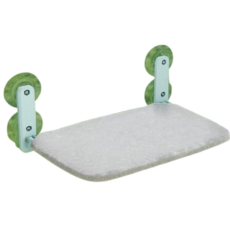 冬季貓咪窗戶吊床 透氣可折疊收納懸掛式貓床 四季通風免打孔 耐用寵物床 吸盤式貓吊床 1個, 冬季款可折疊吸盤吊床（帶換洗床套）