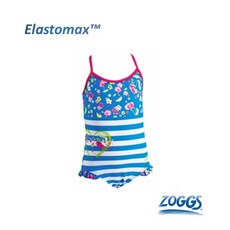 ZOGGS 幼童連身泳衣 愛心花朵條紋