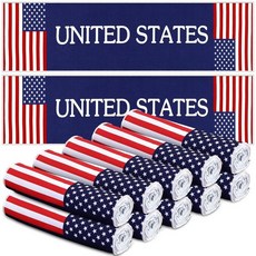 Frienda 목용 쿨링 타월 아이스 타월 10개 통기성이 좋고 쌀쌀한 101.6cm x 30.5cm(40 x 12인치) 세탁기 세탁 가능 쉬운 세척 내구성 있는 극세사, 미국