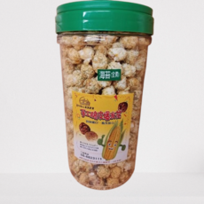 土庫農會 手工脆皮爆米花 海苔口味, 300g, 1個