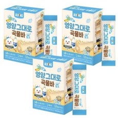엘빈즈 11곡물 영양그대로 곡물바, 밀크맛, 40g, 9개