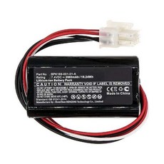 Synergy 디지털 신용카드 리더기 배터리 VeriFone Ruby 2 리더기와 호환 (리튬이온 7.4V 2600mAh) 초고용량 BPK169-001-01-A 배터리