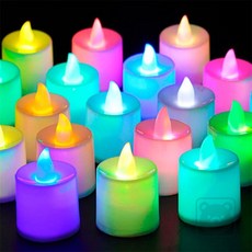 꼭필스 건전지LED촛불 배터리촛불, 02LED초-레드등