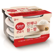 CJ Hetbahn 大碗即食白飯, 300g, 3入