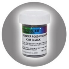 셰프마스터 지용성 가루 식용색소 블랙, 3g, 1개
