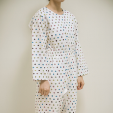 우주복 치매복 일반형 SY-3301 땡땡이 간병용품 환자케어용품 노인용품 환자보조용품, 1개, 1개입, K23406