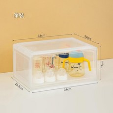 百納邦首 嬰兒奶瓶防塵收納盒 透明可視大開口寶寶餐具收納箱, BN - 0183, BN - 0183