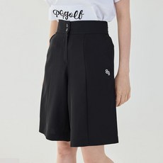 제이투제이 여성골프웨어 클래식 백밴딩 하프팬츠