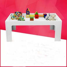 모래놀이 테이블 가정용 촉감발달 교구 물놀이 삽, 150 x 80x55 화이트