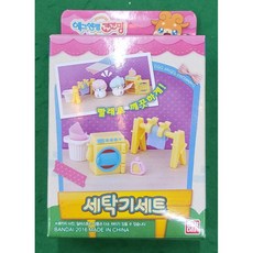반다이 에그엔젤 코코밍 피규어 세탁기세트, 혼합 색상, 1개