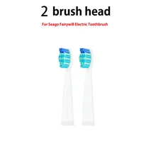 2/5/10Pcs 교체 가능한 브러시 헤드 Seago/Fairywill 전동 칫솔 FW/SG 507/508/515/551/917/959/908 용 Dup, 12 2pcs White