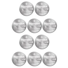 도시바 리튬 건전지 CR2450, 1개입, 10개