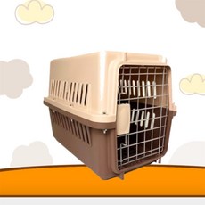 니즈플리 안전잠금 강아지케이지 튼튼한이동장 반려견이동장 반려견캔넬 강아지이동장, 랜덤발송색