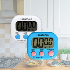 톡톡 미니 스톱워치, 1개, 01(화이트 + 블루)