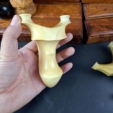 小葉黃楊85弓門黑馬彈弓 高密度木質細膩手工大撐頭 手感爆棚黑馬弓, 1個, 小葉黃楊85弓門黑馬彈弓高密度木質細膩手