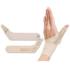 百力肢體裝具(未滅菌) ALPHAX NEW醫護拇指護腕固定帶 日本製(膚色), 1個