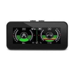 경사 계량기 오프로드 스마트 경사계 디지털 디스플레이 틸트 롤 피치 각도 자동 지능형 볼트, 1개