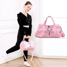 블랙체리 레이스 소녀 발레가방