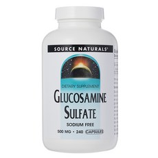 SOURCE NATURALS 氨基葡萄糖膠囊 500mg, 1個, 240 件