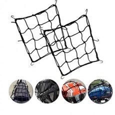 바이크 그물네트 오토바이 헬멧 (색상택1) 1개 헬맷고정 네트 (Araium), 01 A.그린