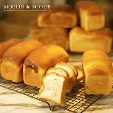 뮬랭듀몽드 - 소금/설탕(X) 무방부제/무색소 아기빵 속이 편한 쌀식빵 8종, 100g, 1개, 아이스팩