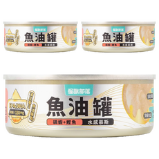 LitoMON 怪獸部落 全齡貓 德國頂級魚油鮮肉無膠主食罐, 磷蝦 + 鰹魚, 82g, 3罐