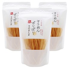Kikusuido 소면 오도독 플레인맛, 3개, 50g