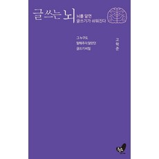글 쓰는 뇌:뇌를 알면 글쓰기가 쉬워 진다 | 그 누구도 말해주지 않았던 글쓰기 비밀, 흔들의자, 9791186787304, 고학준 저