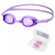 피닉스 아동용 노미러 수경 PN-509J(+귀마개 증정), 1세트, 바이올렛