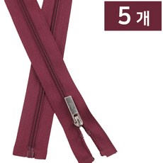 Joeunmall 코일지퍼3호 70cm 나일론 지퍼 점퍼 잠바, 5개, 178 자주