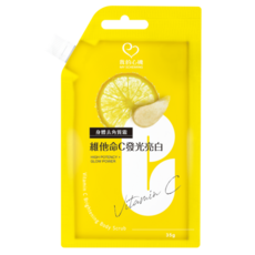 我的心機 MY SCHEMING 維他命C發光亮白身體去角質霜, 35g, 1件