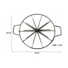 gia Zengjia 蛋糕分割器 8等份, 1個, 10等份/不鏽鋼