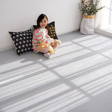 휴팡 층간소음 방지 롤매트 15mm 퓨어 직물패턴 유아 어린이 펫 거실 아이방 놀이방 매트