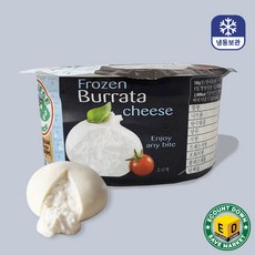 부라따치즈 (냉동) 선인 부라타치즈 샐러드용 부라따 브라타 겉은 쫀득 속은 촉촉 부라타치즈 맛있는 치즈 낱개포장 샐러드토 간편하게먹는 치즈 와인안주핑, 3개, 100g