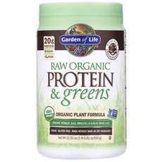 Garden of Life 巧克力可可蛋白粉 無麩質, 1個, 610克