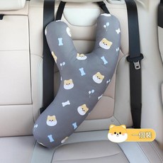 兒童車載抱枕護頸枕, 酷樂小狗 - 單個適用4 - 12歲兒童