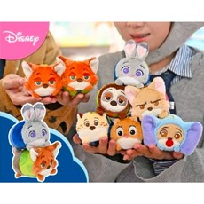Disney 動物方城市 毛絨玩偶鑰匙圈, 1個, 樹懶