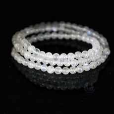 月光石手串 5A級奶油藍月光石 3圈 4.5mm