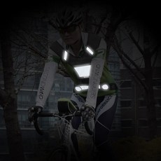 노스바이크 야간라이딩 3M 반사 안전조끼 야간 트레일 러닝 마라톤