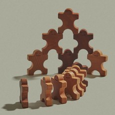 숲소리 어깨동무도미노, 혼합 색상, 1개