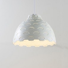 히트조명 마셜 1등 펜던트 조명 D256691WHSB, 화이트