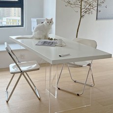 원탁테이블 성형외과 상담 책상, 화이트테이블/140X60X75 5CM, 3.흰색140X60X75 5CM